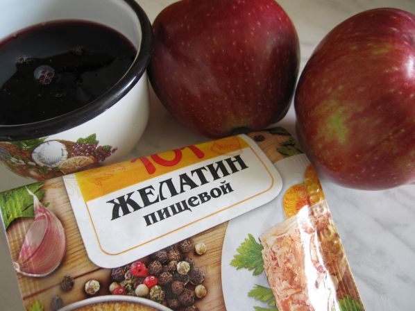 Яблоки И Желатин Рецепт С Фото