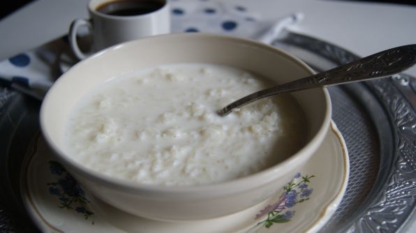 Как приготовить рисовую кашу размазня на молоке