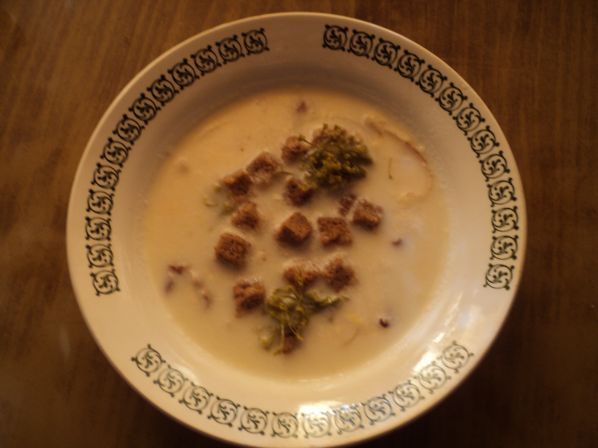 Фото: Сырный французский суп на русской кухне
