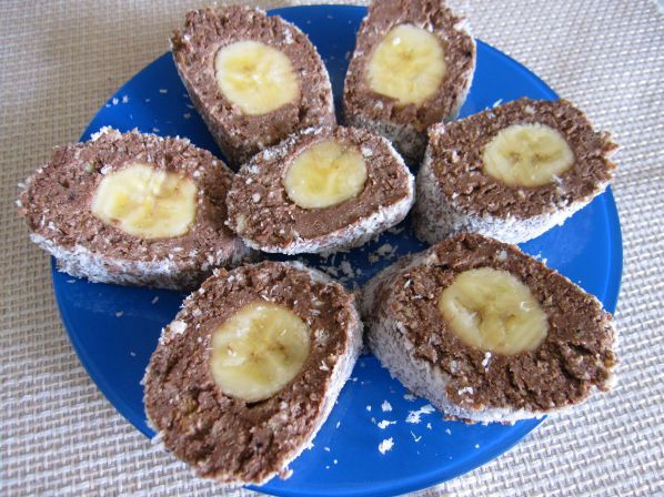 Фото: Творожный десерт с бананом