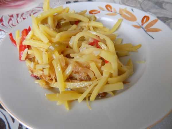 Фото: Картошка по китайски (4 минуты) (ктиайская кухня)