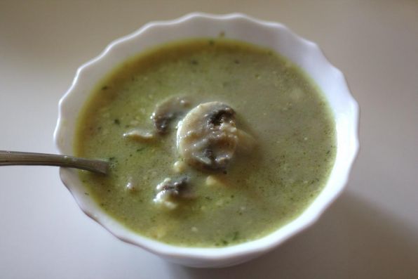 Фото: Крем-суп из шампиньонов.