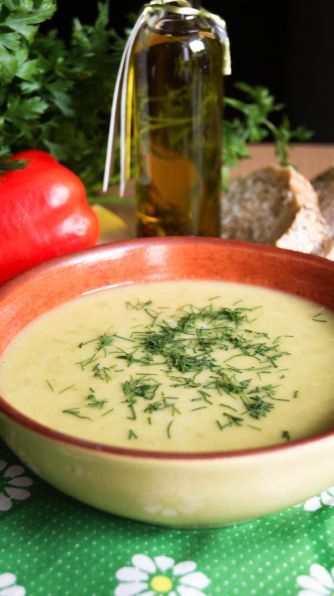 Фото: Суп-пюре с зеленым горошком