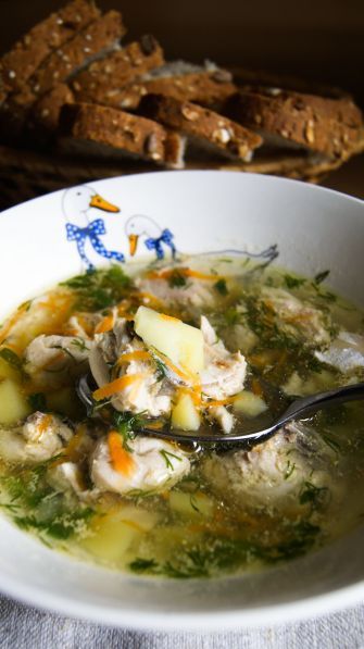 Фото: Рыбный суп из скумбрии