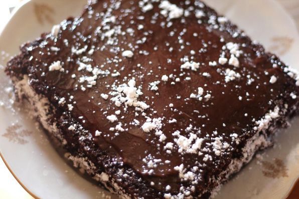 Фото: Шоколадный пирог «Крейзи кейк».