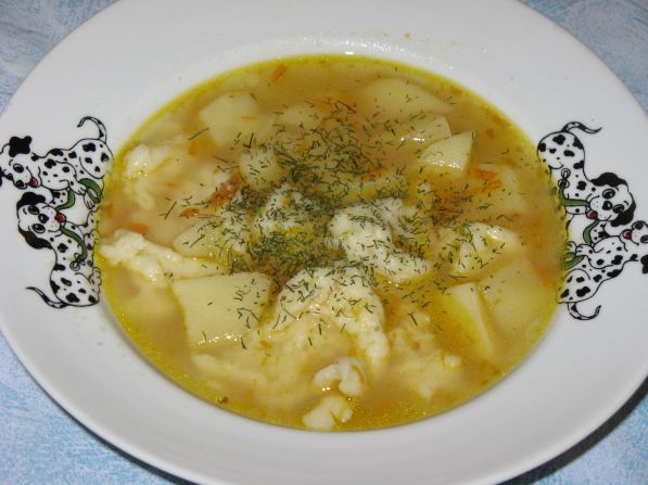 Фото: Суп с клецками по-белорусски