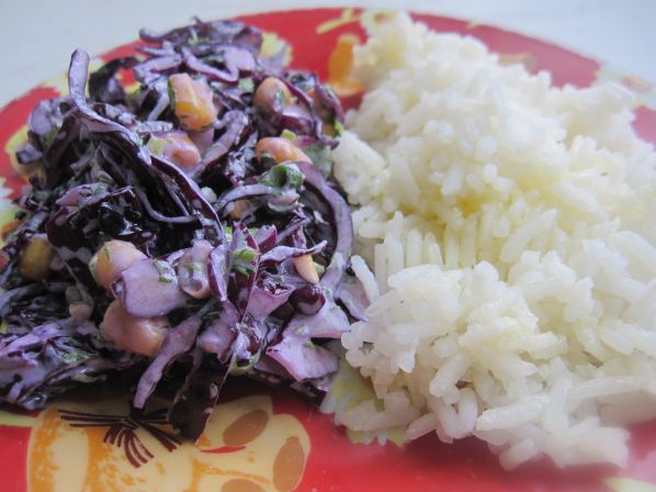 Фото: Фиолетовый салат